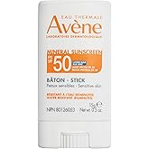 Avène Mineral Sunscreen Stick SPF 50, 0.5 Oz
