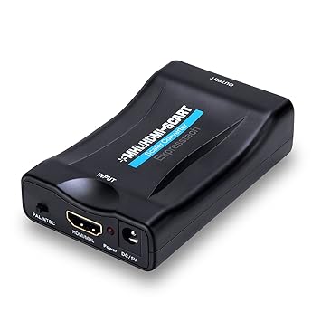 Expresstech @ MHL / HDMI zu SCART Video Konverter Adapter Aufwärtsregler Umwandler Video Audio Converter 1080P für HDTV STB V