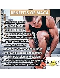 Sunburst Superfoods polvo de raíz de Maca Orgánico – de materias primas raíz de Maca...