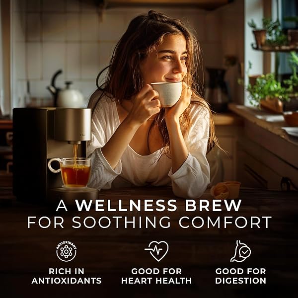 GYA TEA CO CHAI HERBAL TEA POD (16 CT) – DECAF HOT TEA WITH AROMATIC & MELLOW FOR SMOOTH & COMFORT