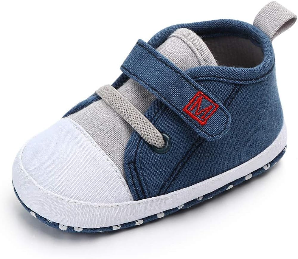 Baby Lauflernschuhe 0-6 Monate - Rutschfeste Krabbelschuhe Mit Weicher Sohle
