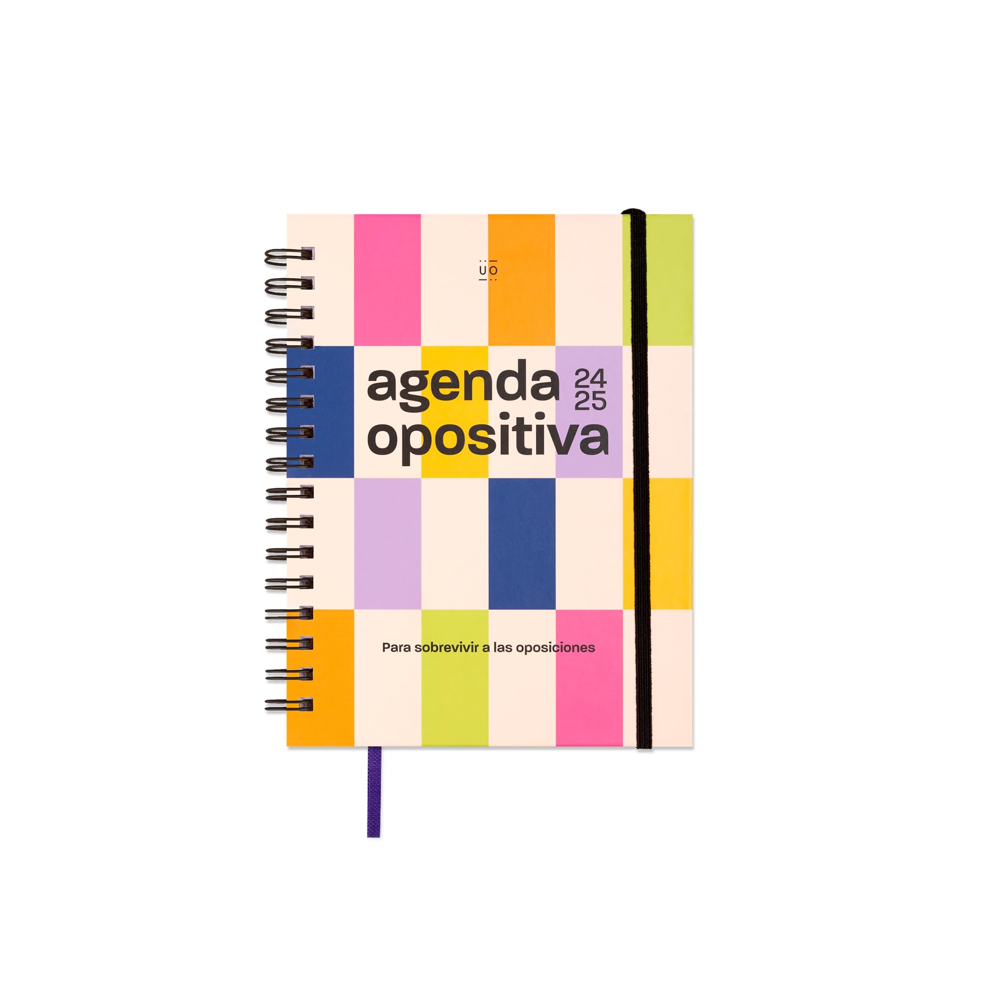 UO Optional School Diary Week to View: Starts in September 2024 and ends in August 2025, Hardcover, Includes 127 Stickers, Elastic Band and Record Tape