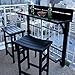 MIYU Furniture 3-piece Balcony Bar – Onyx
