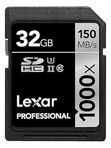 Lexar Professional LSD32GCRBEU1000 - Tarjeta de memoria SDHC de 32 GB