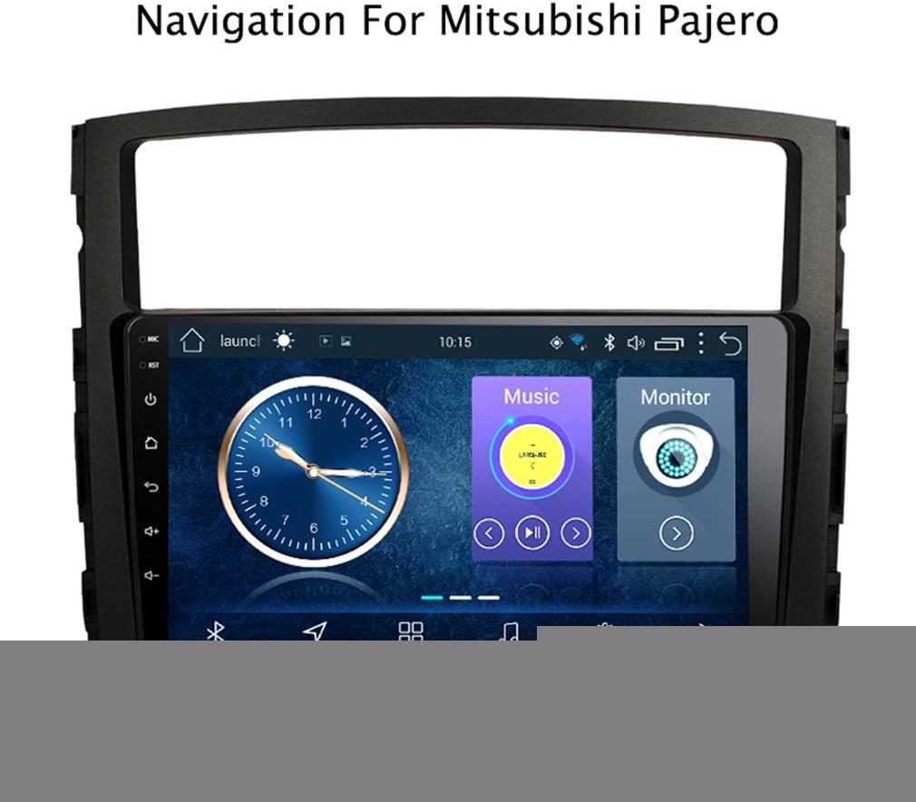 JIERTYU 9 Inch Android 8.1 Car DVD GPS Navigation for Mitsubishi Pajero 2006-2014 Multimedia Radio System, AM FM RDS Auto Radio, Steering Wheel Control