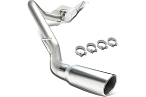 DNA MOTORING CBE-CS09-4853L-2DR Stainless Steel Dual Muffler Catback Exhaust System [Compatible with 09-13 Chevy Silverado 1500 2-Dr / 09-13 GMC Sierra 1500 2-Dr Standard Cab Long Cab]