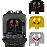 MyGunArts 3D Anodized Aluminum Rear Cover Slide Back Plate for 9mm Glock 43X & 48 and 43X MOS 48 MOS - Replace The Original Plastic Plate - Choose Your Design