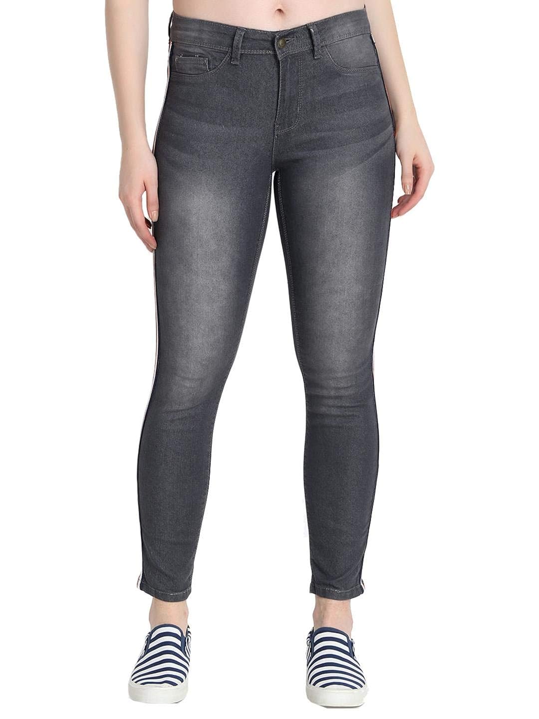 Buy KOTTY Women High Rise Skinny Fit Cotton Jeans at Amazon.in
