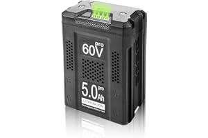 60V 4.0Ah Replacement for Greenworks Pro 60V Battery LB60A00 LB60A01 LB60A02 LB60A03, Compatible with 75+ Greenworks 60Volt L
