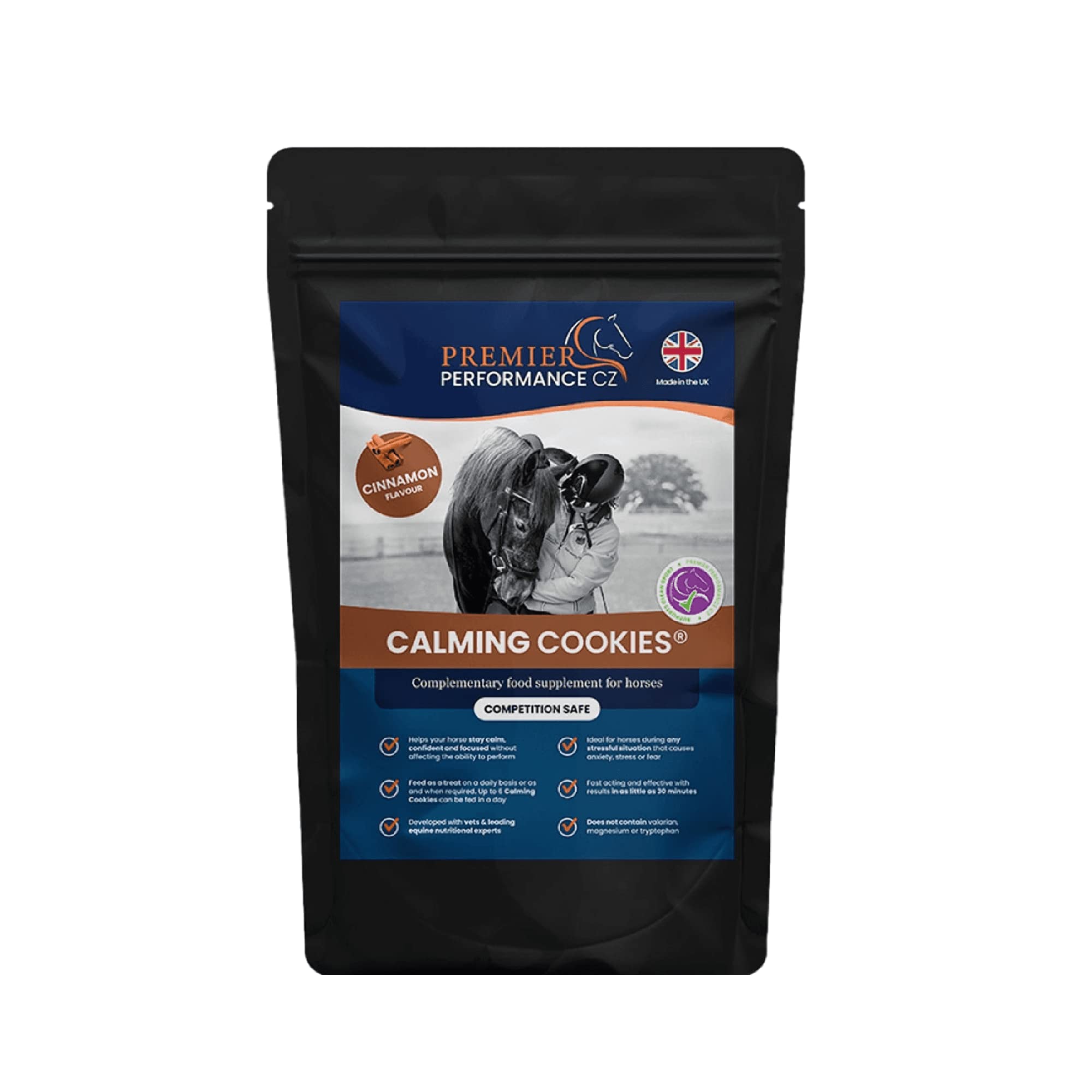 Premier Performance CZ - Calming Cookies - 10 x Cinnamon