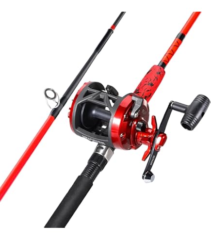 Amazon.com : Sougayilang Fiberglass Fishing Pole Conventional Reel Combo with Durable P-Cork Rod Handle, Medium Heavy for Catfish Salmon and Steelhead- 9'0"with 4000 Reel : Sports & Outdoors Amazon.com : Sougayilang Fiberglass Fishing Pole Conventional Reel Combo with Durable P-Cork Rod Handle, Medium Heavy for Catfish Salmon and Steelhead- 9'0"with 4000 Reel : Sports & Outdoors
