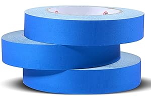 G GEYYANG GEYYANG Blue Gaffers Tape 1 inch,99 Total Yards,Matte Cloth Gaffer Tape,Gaff Tape for Cables,Photography,Theater Stage Setup,Floor Marking,HVAC and Pro Duct Repair,Residue Free