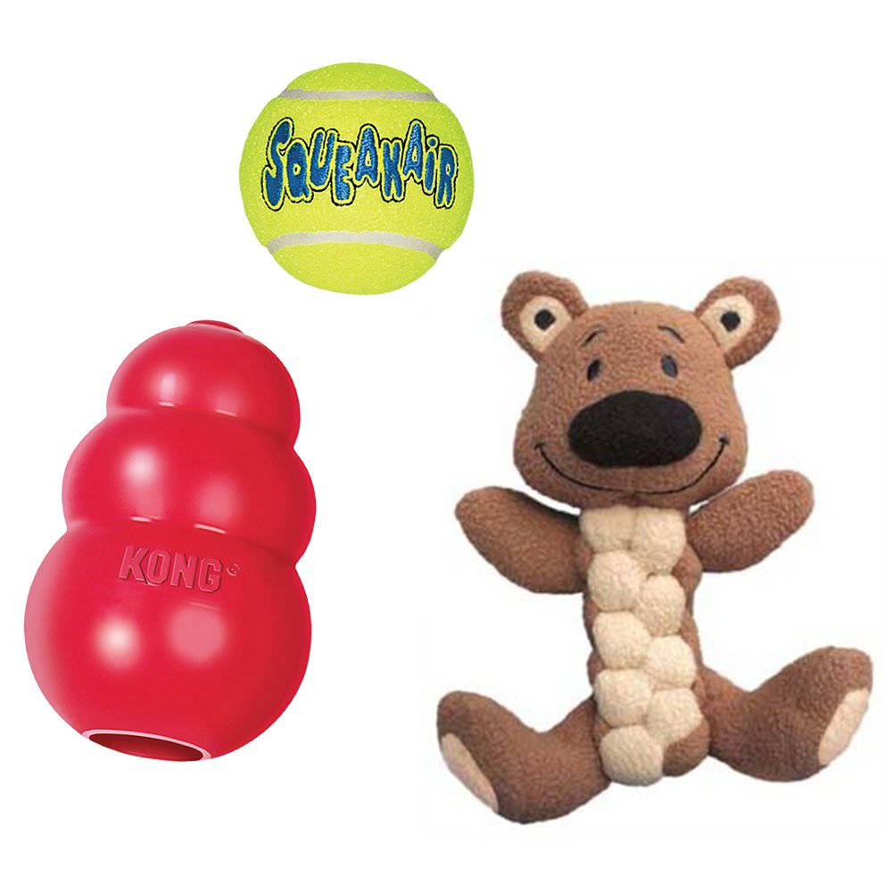 60OFF Kong Squeaky Dog Toys Variety Pack Kong Pudge Braidz Dog