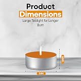 Price's Petali Citrus Scented Tealights 25 Pack 4 Hour Burn Time view 3