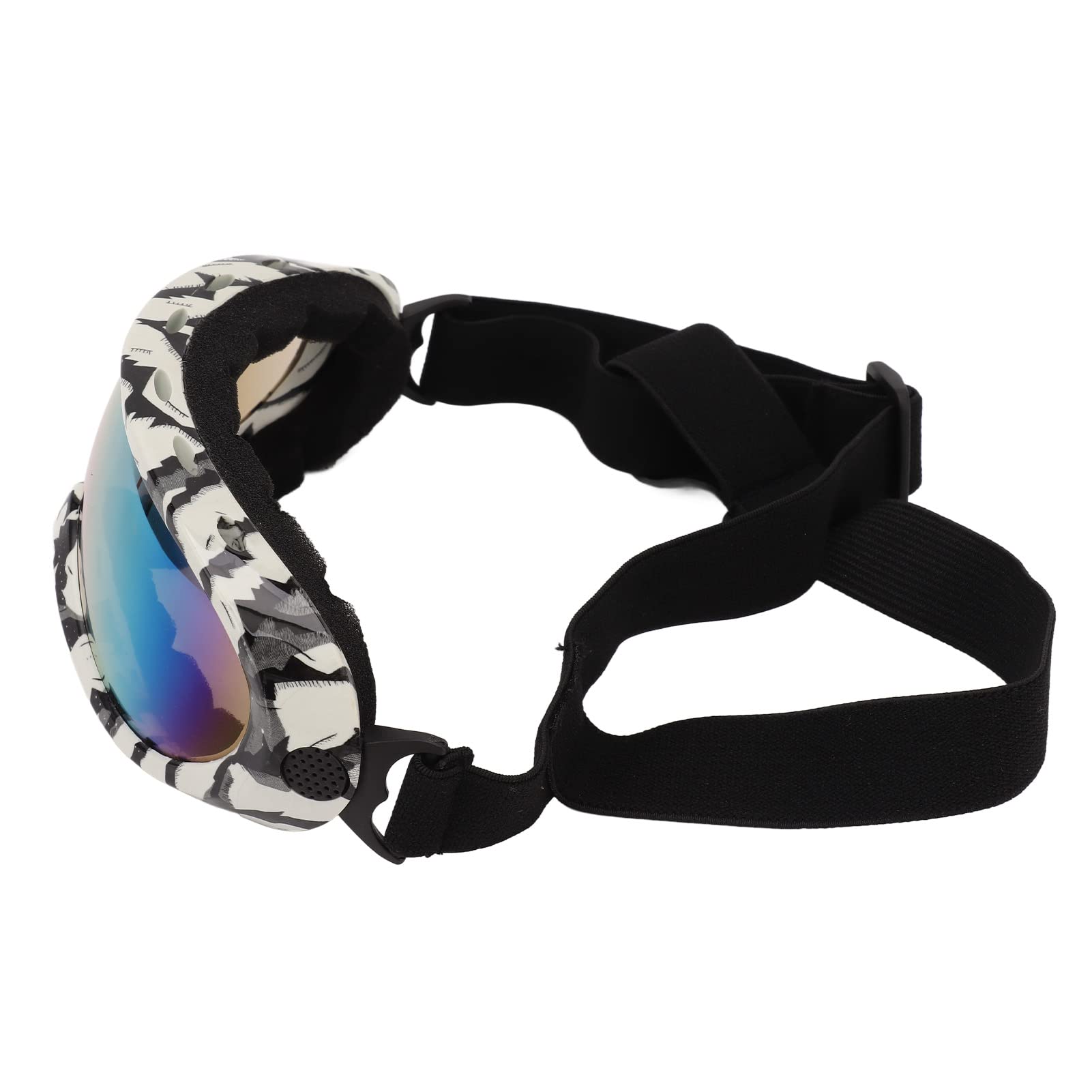 RiToEasysports Dog Sunglasses, Dog Eye Wear Glasses Winproof for Dogs Eyes Protection Red Lens (Zebra Frame) Dog Sunglasses Cool