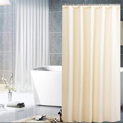 Amazon Com Waterproof Shower Curtain Rustproof Black Shower