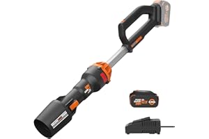 WORX Nitro WG543 20V Leaf Blower Cordless with Battery and Charger, Blowers for Lawn Care Only 3.8 Lbs., Cordless Leaf Blower