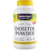 Healthy Origins Inositol Powder, 454 g - for Skin, Hair & Nail Health - Vitamin B8 Powder Supplement - Part of The B Complex Family - Vegan, Non-GMO & Gluten-Free Supplement - 16 Oz