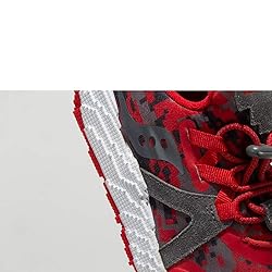 Saucony Boy's Voxel 9000 Sneaker, Grey/red, 025