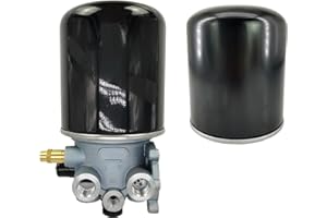 ZUVELLO R955300 Air Dryer Assembly 12V with Desiccant Cartridge Kit Fit for Meritor Wabco System Saver 1200P SS1200P Series Volvo Kenworth Peterbilt International Trucks