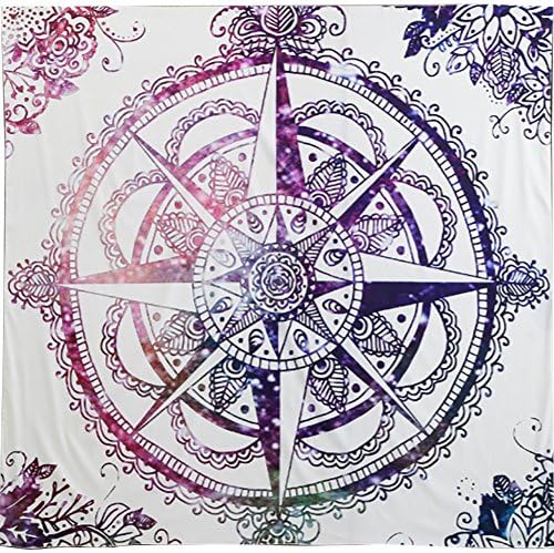 Infinal Tapestries Elephant Mandala Bohemian Tapestry Wall Hanging Sofa Cover Beach Blanket Dorm Decor Wall Art Decor