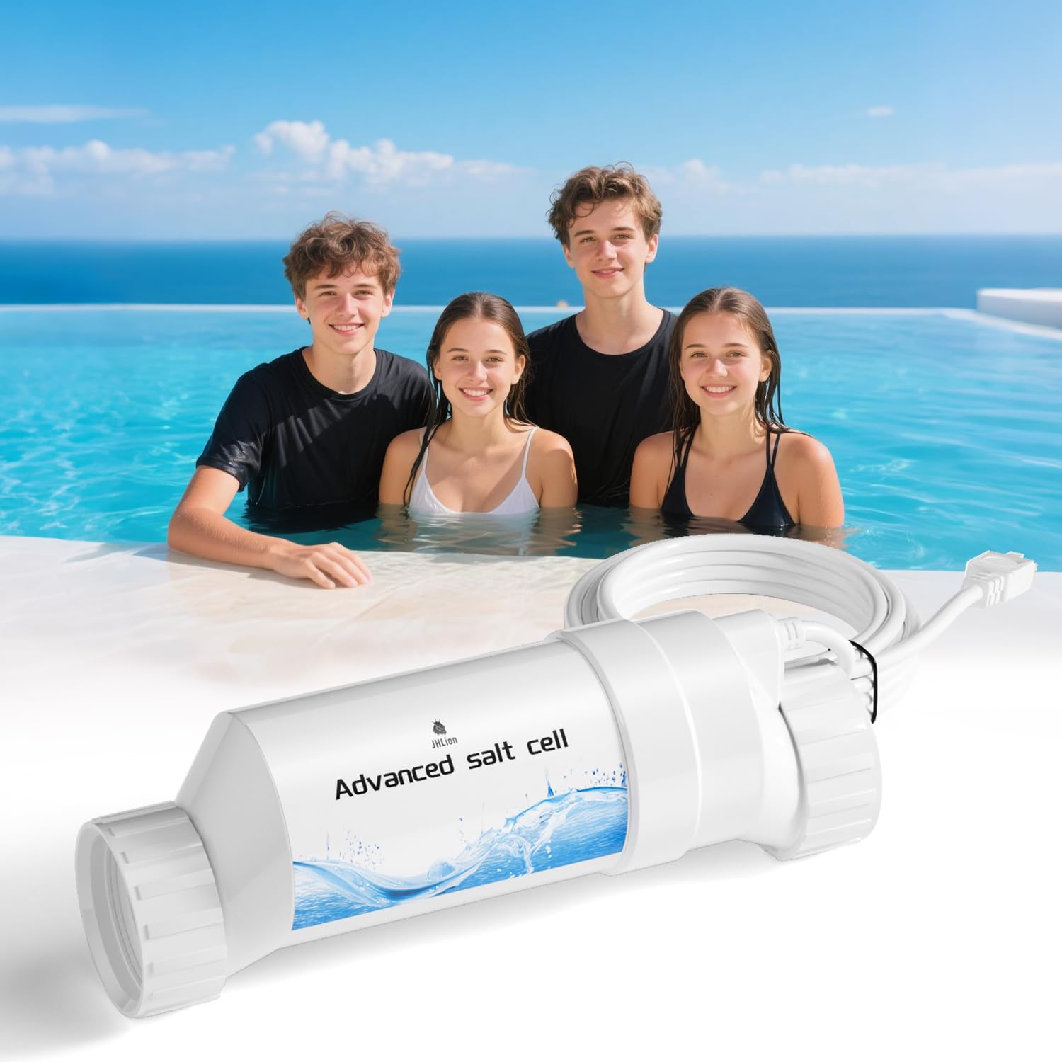 Photo 1 of Salt Cell, Salt Cell for Pool, Chlorination Pool Salt Cell Fits for Hayward W3T-CELL-15 BLW1T15H, Tcell15, Salt Cell T-15, T-Cell-15