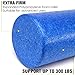 Yes4All EPP Exercise Foam Roller – Extra Firm High Density Foam Roller – Best for Flexibility and Rehab Exercises (18 inch, Blue)