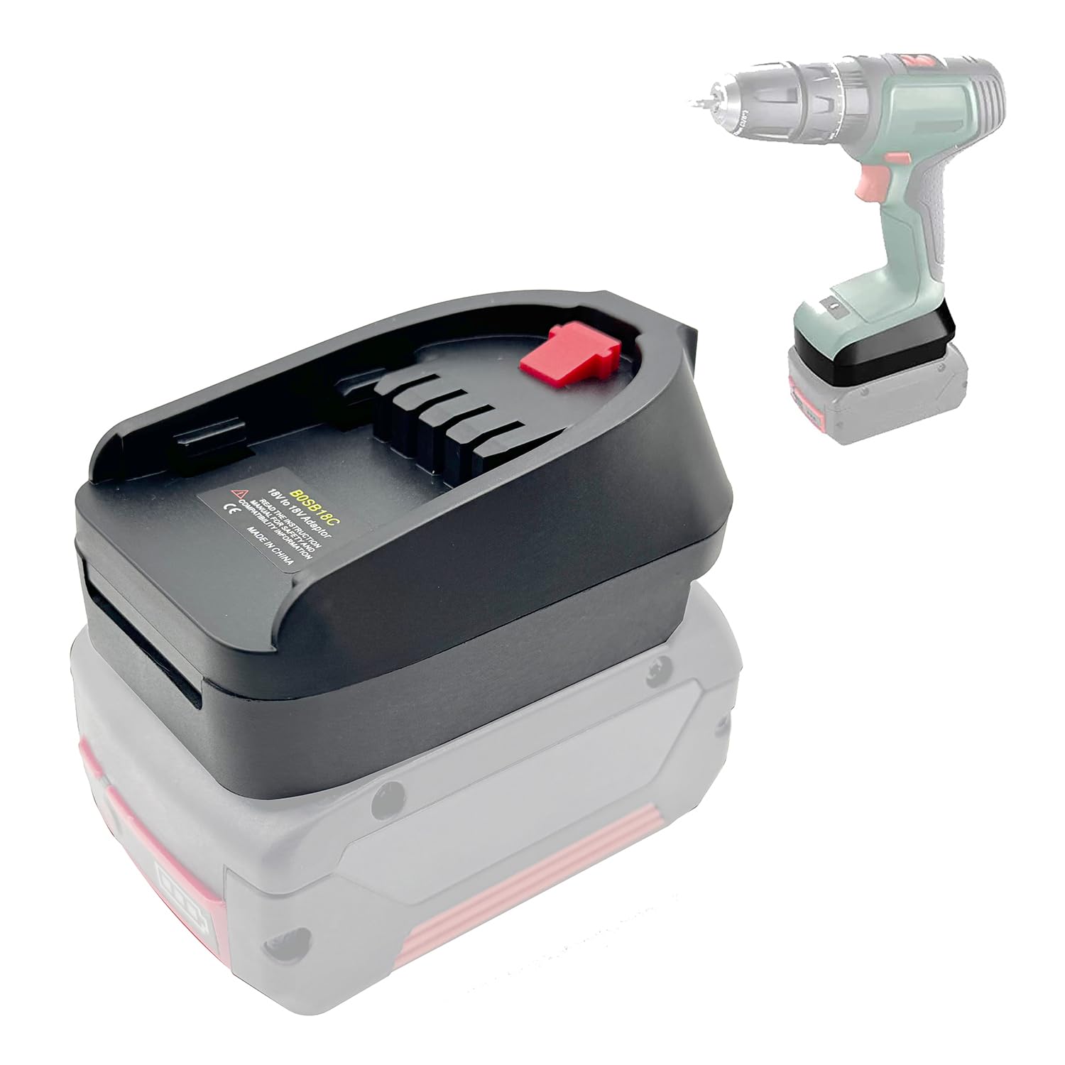 Angelkiss Adapter for Bosch Professional 18 V 5.0 Ah 2.5 Ah System GBA 18 V Conversion to Bosch Pack.