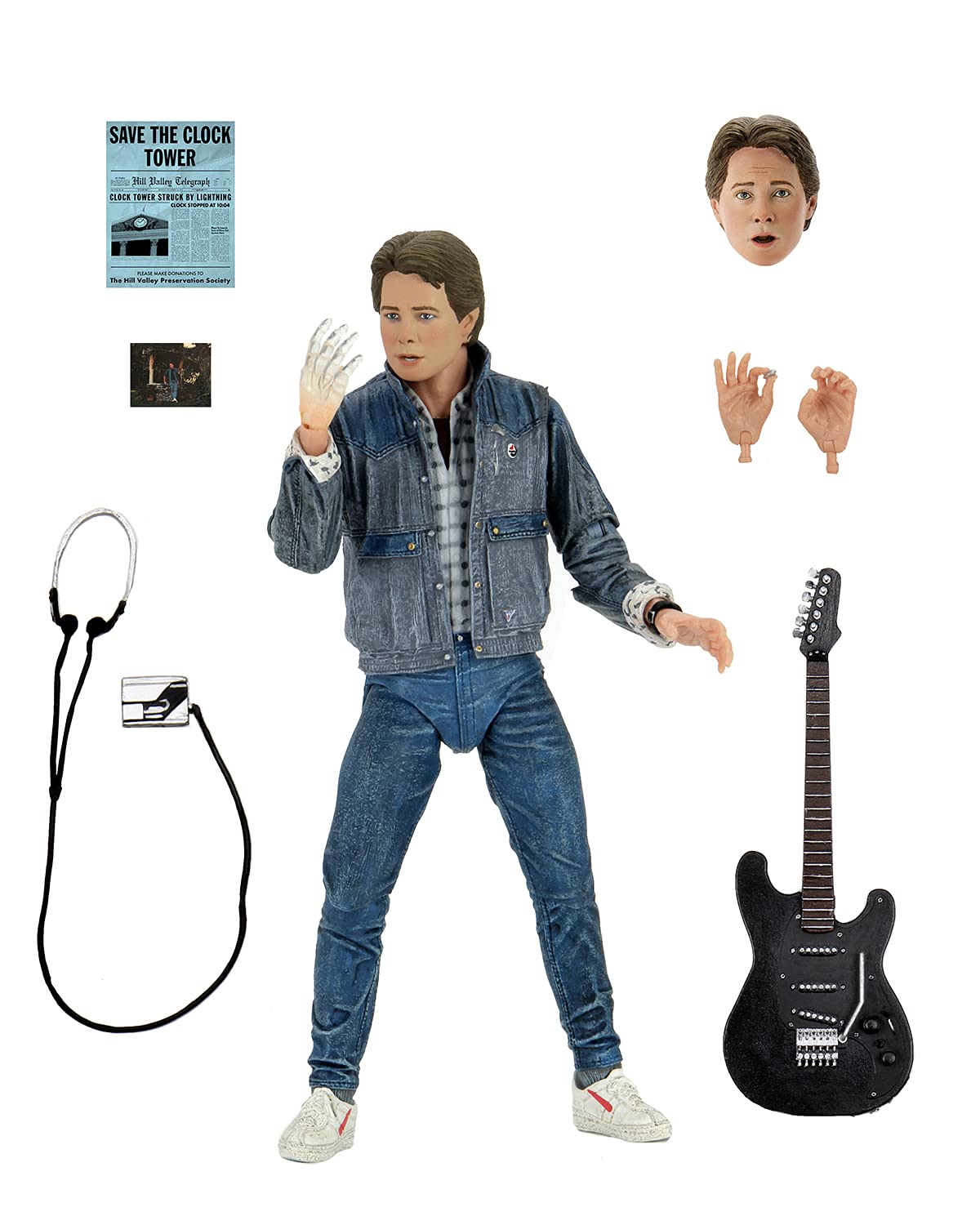 NECA Official- Back to the Future Marty McFly 85' Ultimate 7" Action Figure