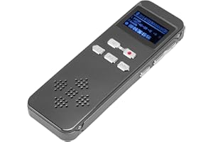 Acouto Digital Voice Recorder with Dual Mic Stereo Sound, Noise Reduction Technology, and Password - Ideal for Lectures and I