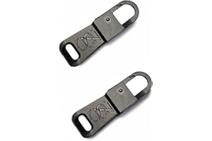 Zpsolution Stainless Steel Sturdy Zipper Pull Replacement for Suitcase Backpacks Easy Use for Broken or Missing Zipper Pulls