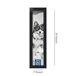 ArtToFrames 5x23 Inch Black Picture Frame, This