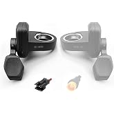 MUSELK EBike Thumb Throttle 48V,36V,52V,60V 108X Left or Right Thumb Throttle Speed Control 3 Pin Waterproof/SM Connector for Electric Scooters and E-Bike