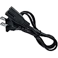 UpBright 2-Prong AC in Power Cord Outlet Socket Cable Plug Lead Compatible with Viking 1700 Peak Amp Portable Jump Starter 57044 57084 57085 Sound bar