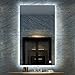 Hans&Alice LED Lighted Rectangular Wall Mounted Mirror (LED Lighted, 48
