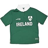 Lansdowne Green Ireland Shamrock Performance Short Sleeve Kids Rugby Shirt (7/8 Years)