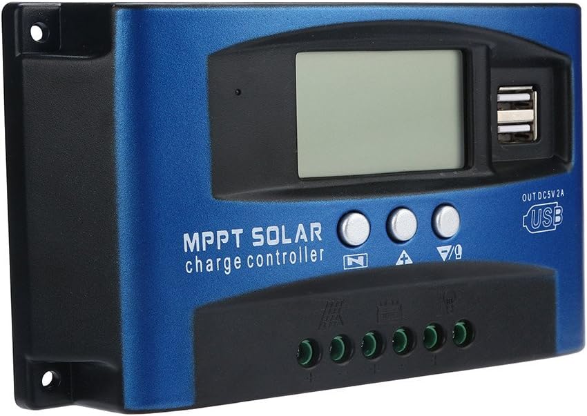 50A MPPT Solar Panel Regulator Charge Controller 12V/24V Auto Focus Tracking