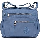 MINTEGRA Crossbody Bag for Women Nylon Waterproof Shoulder Purse Messenger Bag Lightweight Pocketbooks
