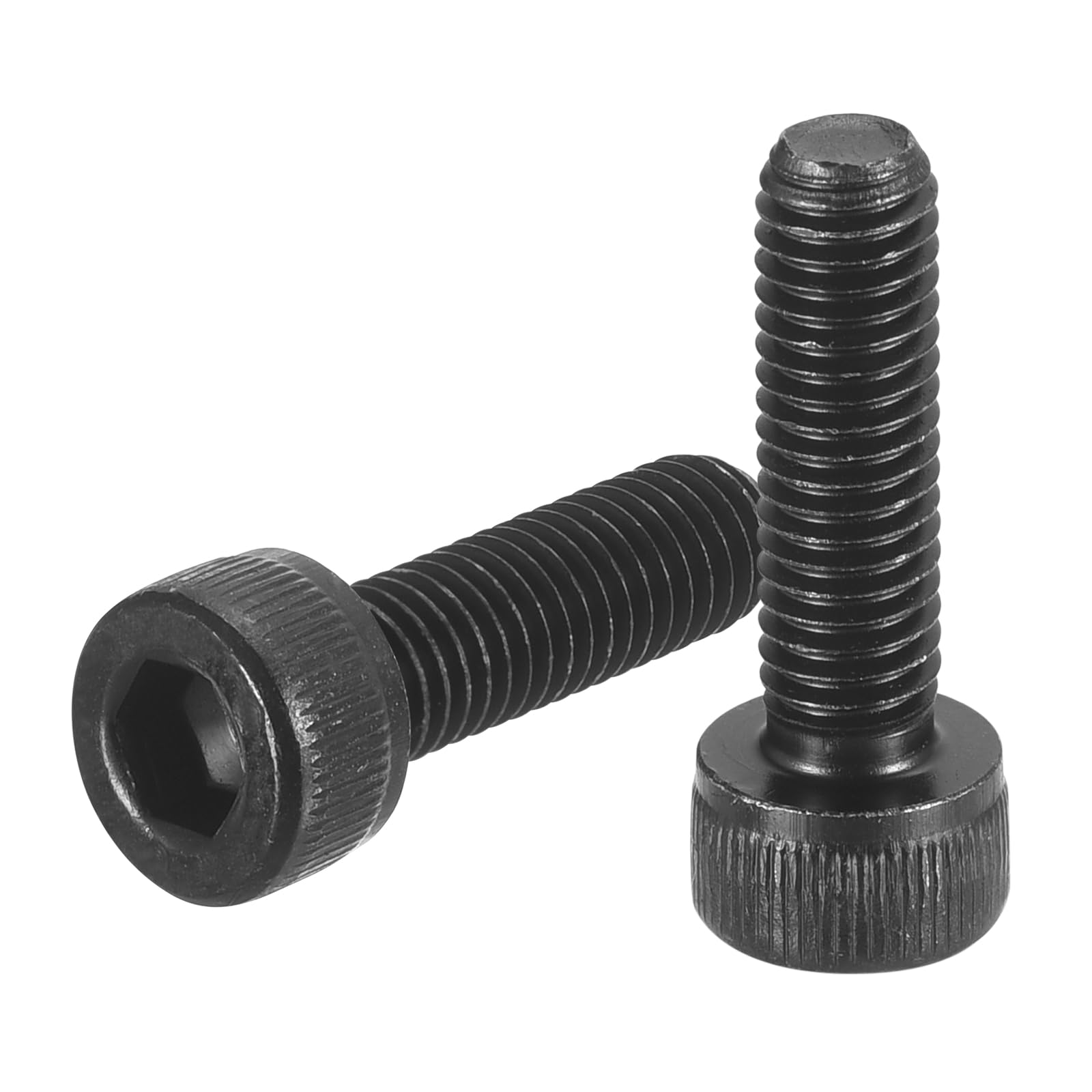 uxcell Hex Socket Bolts (M5-0.8x18), Grade 12.9 Carbon Steel Hex Socket Drive Screws, Black, 50 Pcs — image 1
