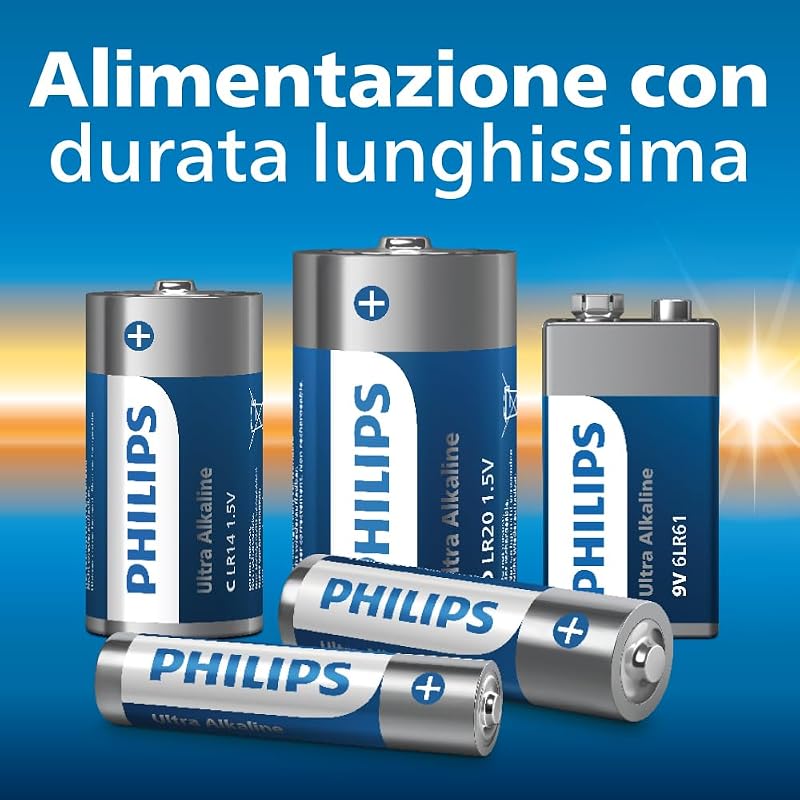 Ultra D Alkaline Batterie, LR20, Alta capacità per torce elettriche e dispositivi grandi, Confezione da 20 — foto 5 di 7