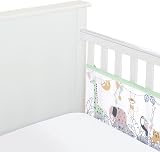 BreathableBaby Classic 3mm Mesh Cot Liner 120x60 or 140x70 Rainforest view 1
