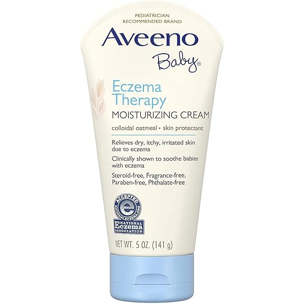 AVEENO BABY ECZEMA THERAPY MOISTURIZING CREAM WITH NATURAL COLLOIDAL OATMEAL FOR ECZEMA RELIEF, 5 OZ