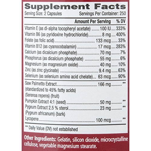 Urinozinc Prostate Classic Formula Health Supplement, 500 Capsules eBay