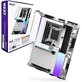 NZXT N9 Z890 - Intel Z890 LGA 1851 ATX Motherboard - White | Flagship Intel ATX board for Core Ultra Series 2. Wi-Fi 7, PCIe 