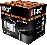 Russell Hobbs 3.5L Slow Cooker Stainless Steel 3 Heat Settings view 7