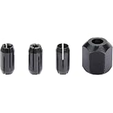 CN1 Replacement Collet and Nut Kit, for 1/8-Inch, 5/32-Inch, 1/4-Inch bits | Compatible with all RotoZip spiral saw tools and Drywall routers
