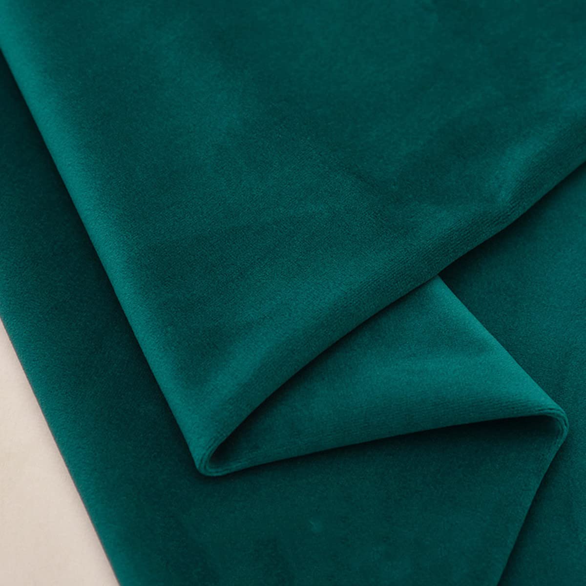 TinaKim Seat Upholstery Replacement Fabric, Velvet Material, for Sofa Chair Covers DIY (Dark Green, 2 Yards)
