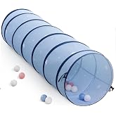 SweHouse Toddler Play Tunnel, 69" x 18" Baby Crawl Tunnel for Toddlers 1-3, Soft Fabric Indoor Outdoor Crawling Toy for Kids, Foldable Play Tunnel for Boys &amp; Girls