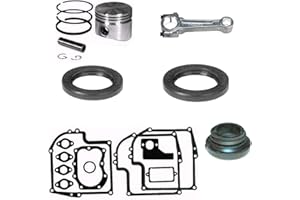 RELIABLE AFTERMARKET PARTS RAParts 8HP Engine Rebuild Kit with Rod Fits Briggs and Stratton Piston 8 Horse Power