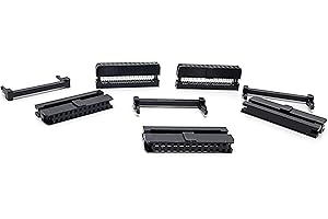 Pc Accessories - Connectors Pro 20-PK 2X12 24P 2mm 0.079" Pitch Dual Row IDC Socket, 24 Pins 2.0mm MFC Terminate to 1.0mm Flat Ribbon Cable